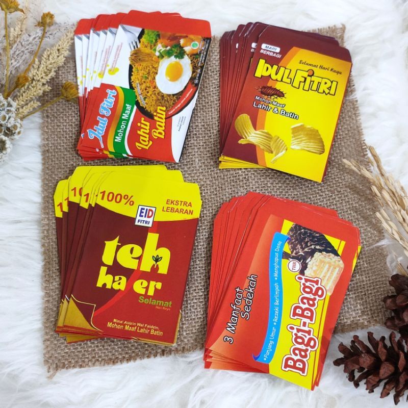 Amplop Snack Isi 50 / Amplop Lebaran Terviral / Limited Edition