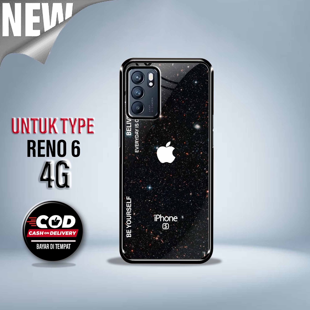 Sukses Case Glossy Oppo Reno 6 4G - Hardcase Terbaru Oppo Reno 6 4G - Case Fashion Oppo Reno 6 4G - 