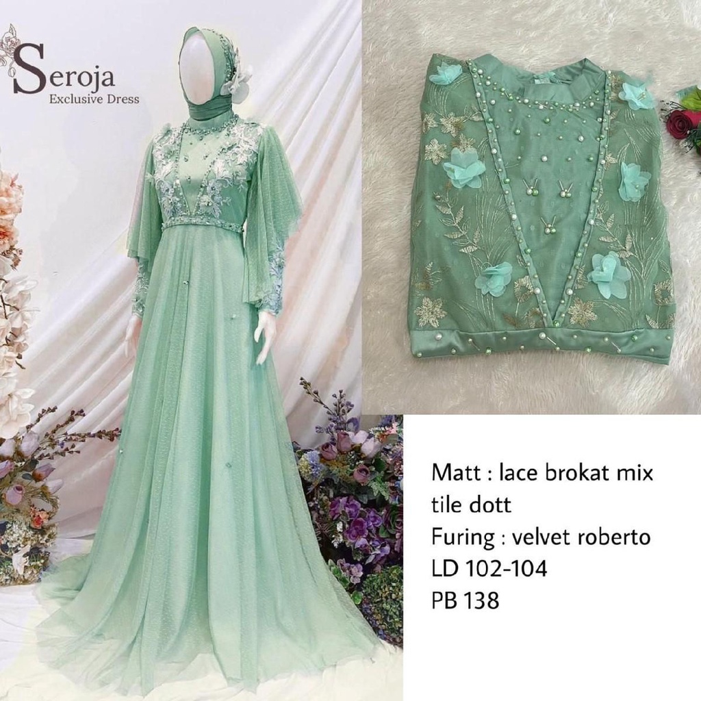 Gamis Seroja Lace