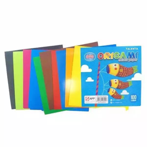 

2 Pack Kertas Origami SIDU Ukuran 16cm x 16cm (Isi 100 Lembar)