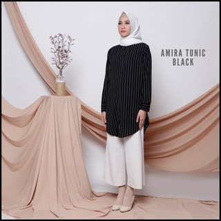 Amira Tunic Baju Tunik Atasan Wanita Femine | Shopee Indonesia