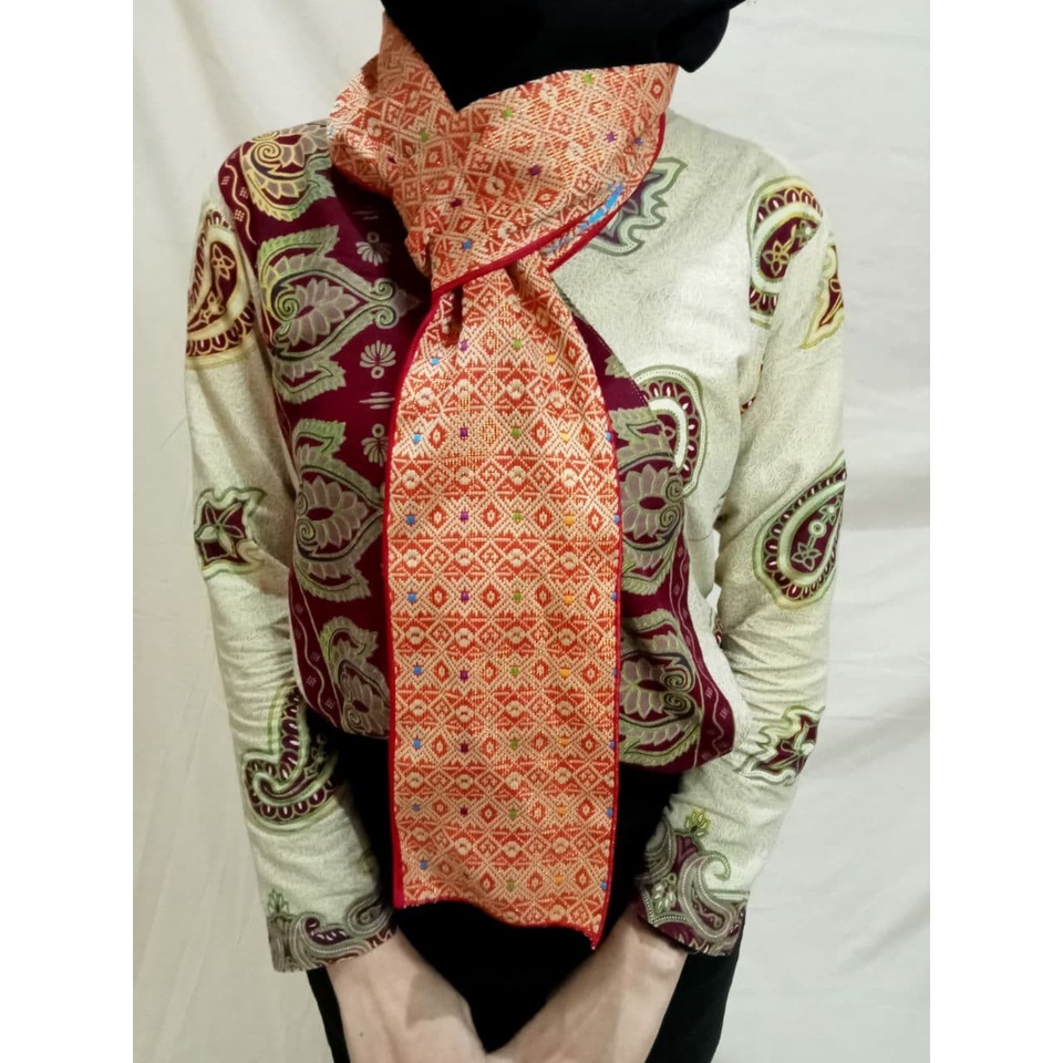 Syal Songket Palembang Bermacam Warna & Motif Songket Pash-7