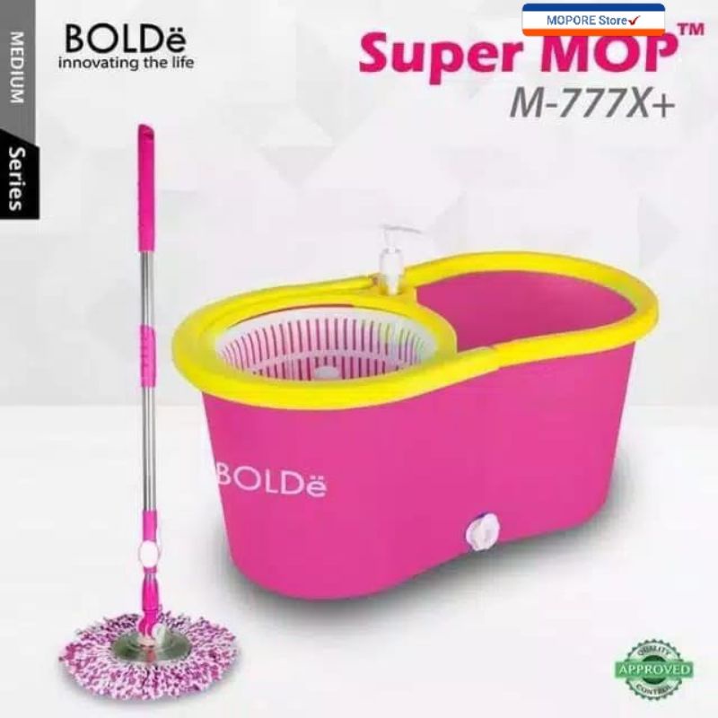 BOLDE Super MOP type M-777X+/Unicorn(Botol Sabun + Drainase)