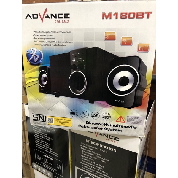 SPEKER ADVANCE M180BT BLUETOOTH MULTIMEDIA