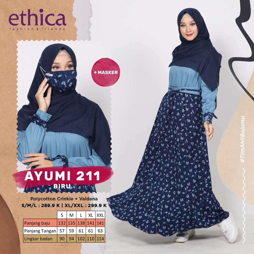 #gamis terbaru 2020#ethica ayumi 211#gamis kekinian#gamis cantik