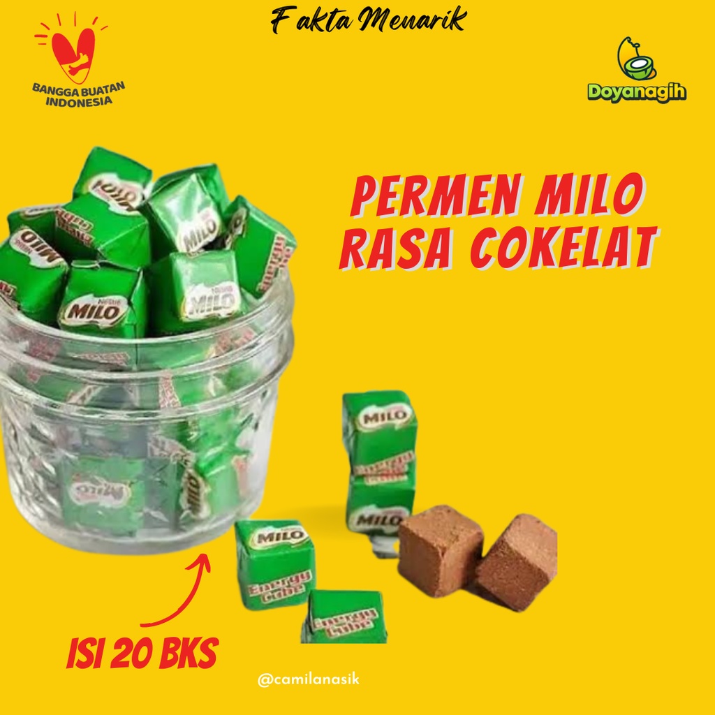 Permen Milo Kotak Kecil Cokelat