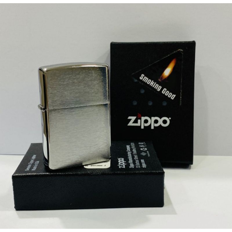 Original Zippo Brushed Chrome 200
