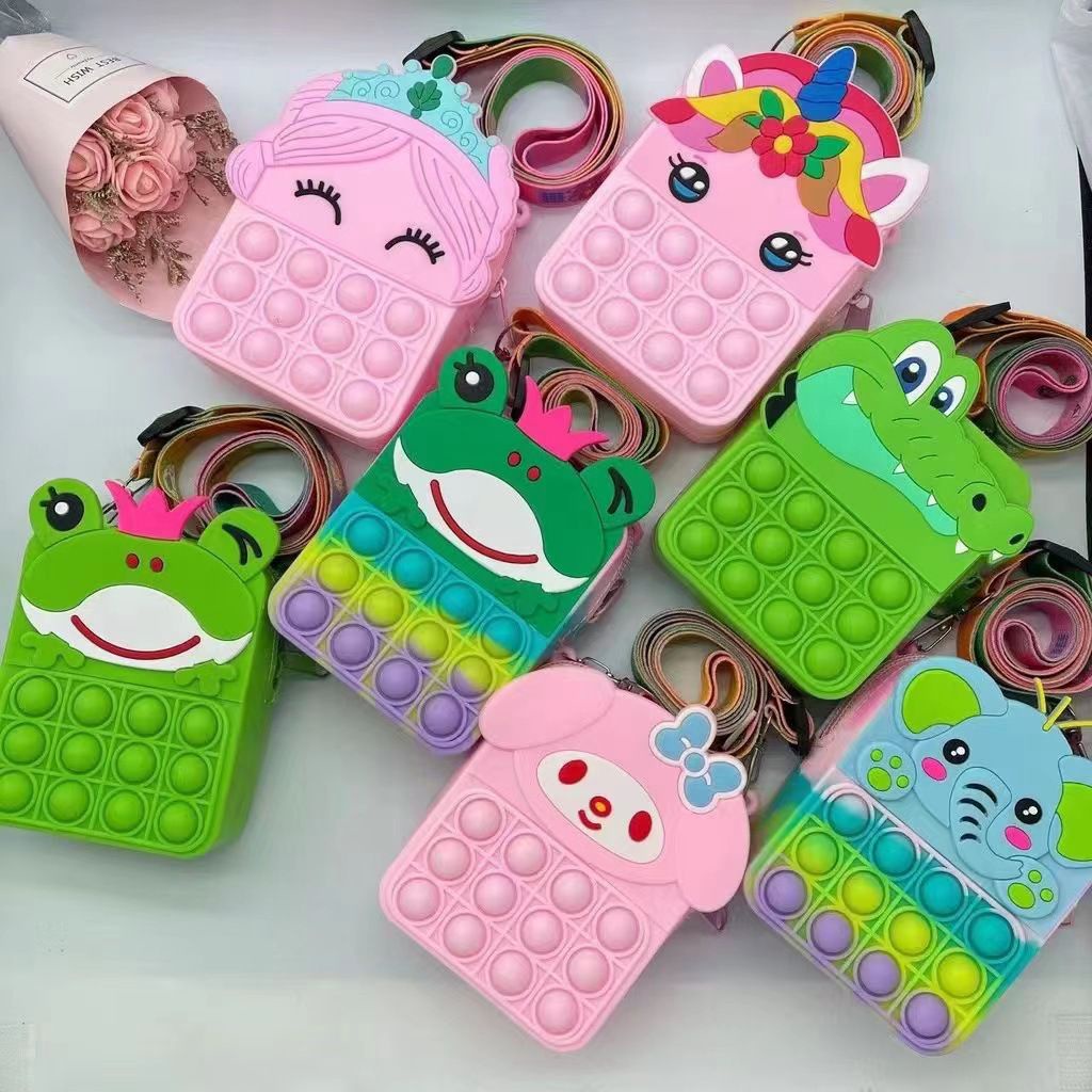 BJ15352 - CROCODILE/ELEPHANT/FROG/MELODY/UNICRON - TAS ANAK POP IT CEWEK GIRL KEKINIAN TAS LUCU FASHION IMPORT MODIS ELEGAN TERMURAH TERLARIS TERBARU BAGSTORE JAKARTA TAS BATAM EL5352