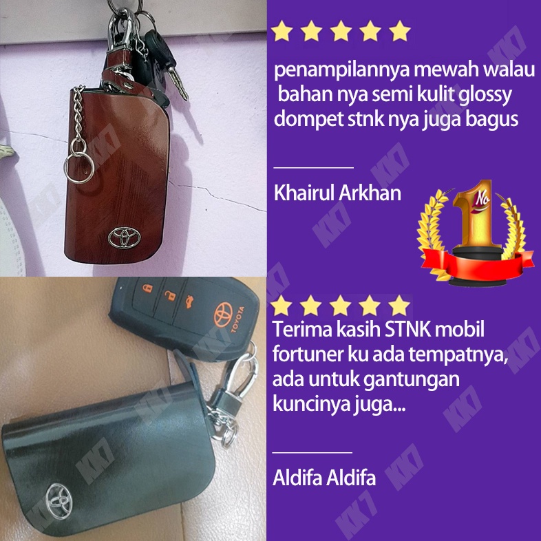 TOYOTA Kasus Kunci Kulit Gantungan Kunci Mobil Dompet Kunci Pria Hadiah Kelas Atas