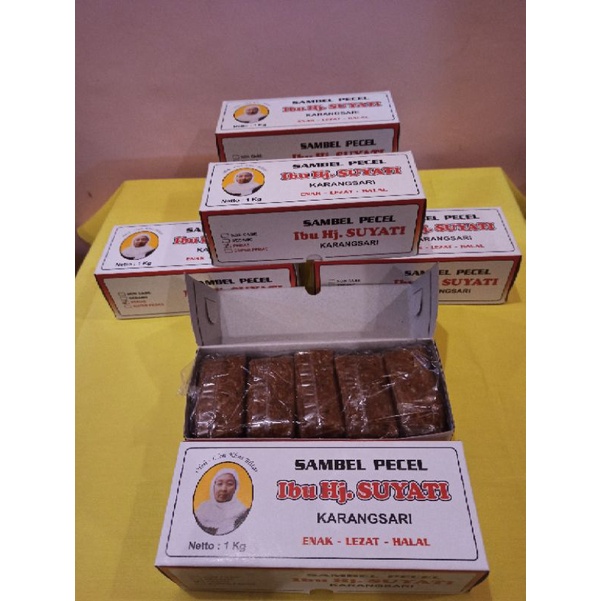 Jual Sambel Pecel Pedas Kemasan Box 1kg Shopee Indonesia