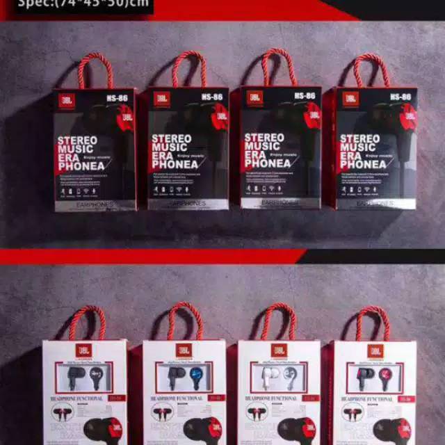 BATAM  SHOPPINHG MALL (CIR) HS86 Handsfree / headset / erphone stereo music JBL HS86