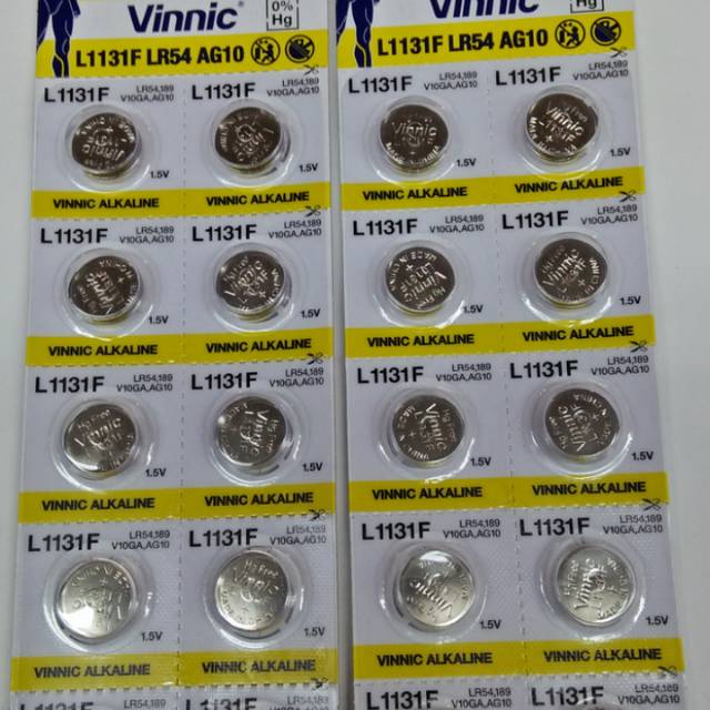 BATERAI KALKULATOR G10/L1131F / LR54/ LR1130 BATERAI MURAH