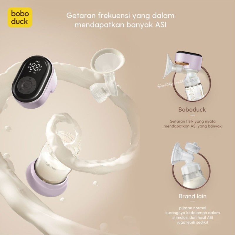 Boboduck Pompa ASI Single Electric Breast Pump Portable 12 Level