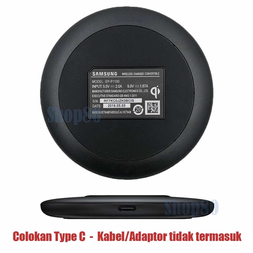 Samsung Wireless Charger 15W EP-P1100 OEM Charging Pad Qi Fast Charge Xiaomi iPhone Oppo