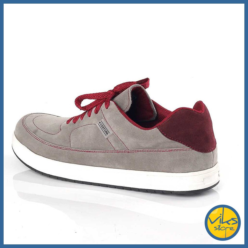 Sepatu Sneakers Pria Cowok Tali Style Casual Distro Kuzatura Original Suede Lokal Premium Elegan