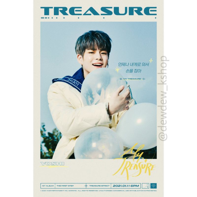 POSTER TREASURE - ‘MY TREASURE’ LYRIC POSTER <YOSHI>
