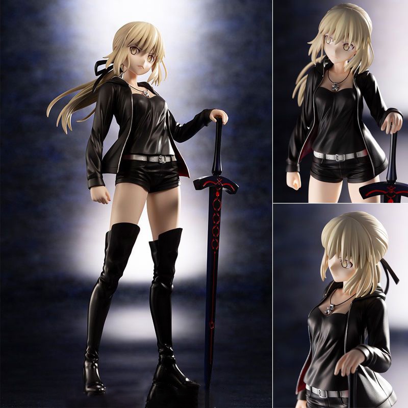 Action Figure FATE / Grand Order FATE Saber Arturia Pendragon Casual Mainan Action Figure Bahan PVC Untuk Koleksi