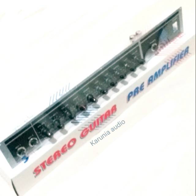 Kit Tone Control Gitar Pre Amplifier Stereo Guitar