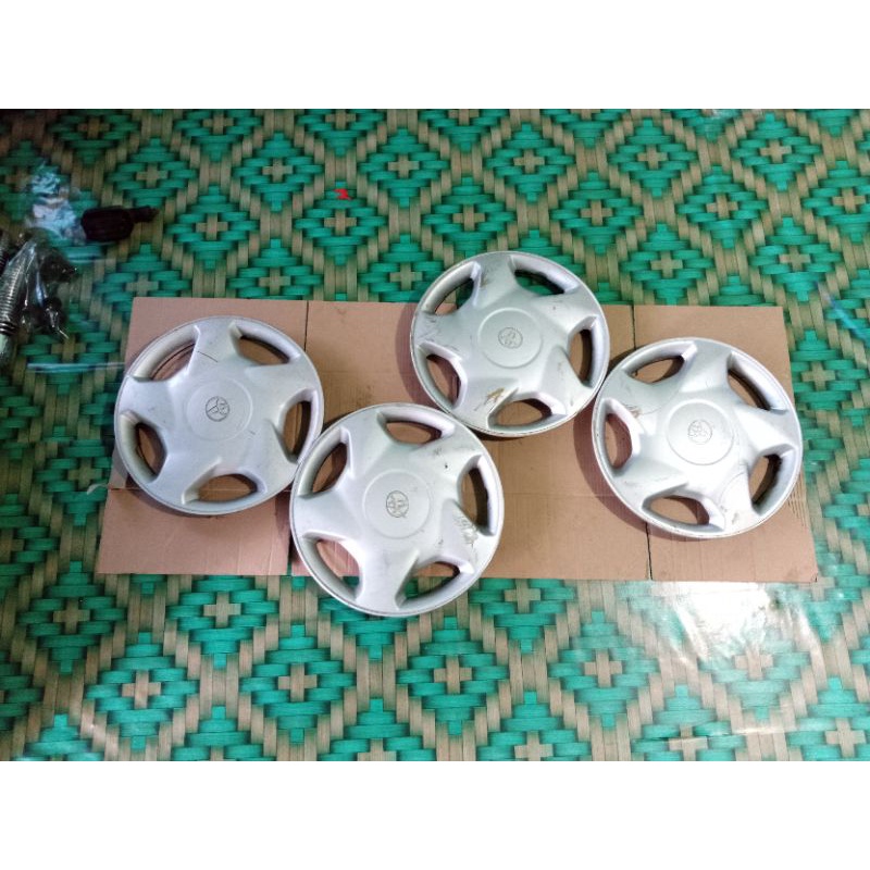 Dop Velg wheeldop Wildop Ring 14 Toyota Kijang Kapsul Original Copotan 4pcs