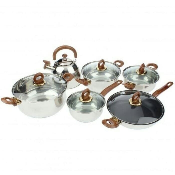 Panci set Stainless 12pcs Happy Call Cookware HC 12 Piece