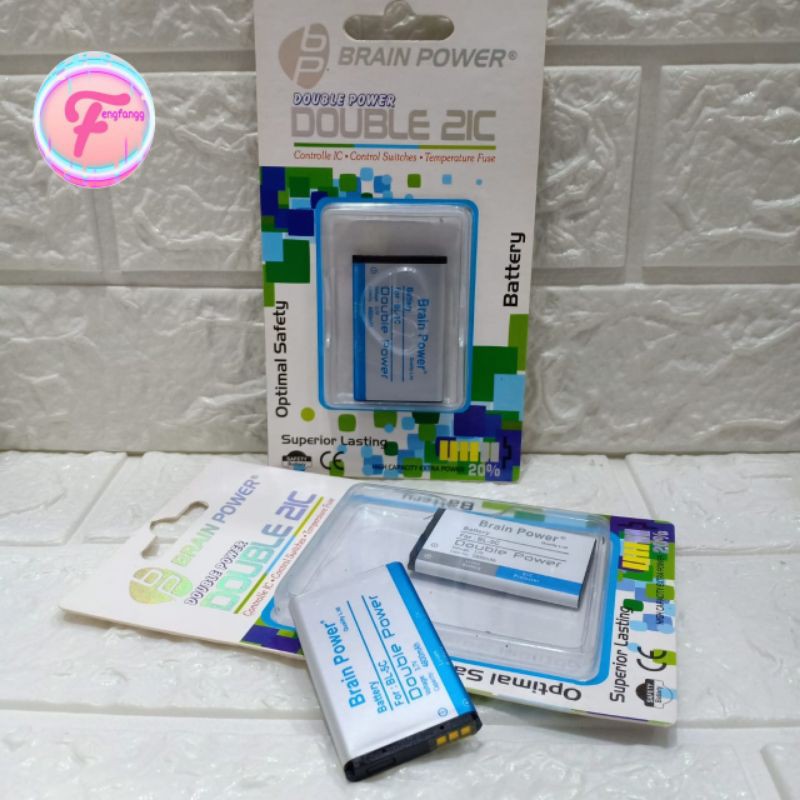 Batre/Baterai Nokia BL-5C Double Power / Nokia BL-5C Battery Double Power