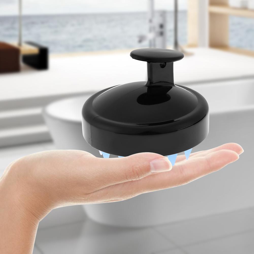 1pc Massage Brush Hair Wash Brush Silicone Head Body Massager Comb Silicone Acupoint Relaxing Tools