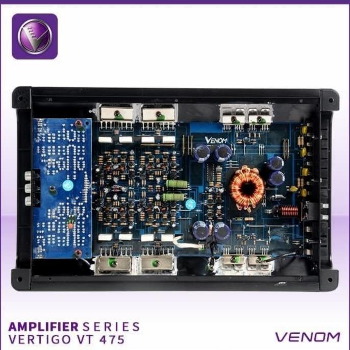 Power Amplifier Mobil 4 Chanel Venom Vertigo