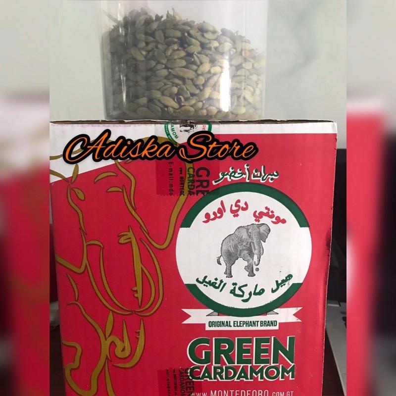 

Kapulaga / Kapolaga / Kapol Hijau India (Cardamon) 100gr Kualitas Terbaik