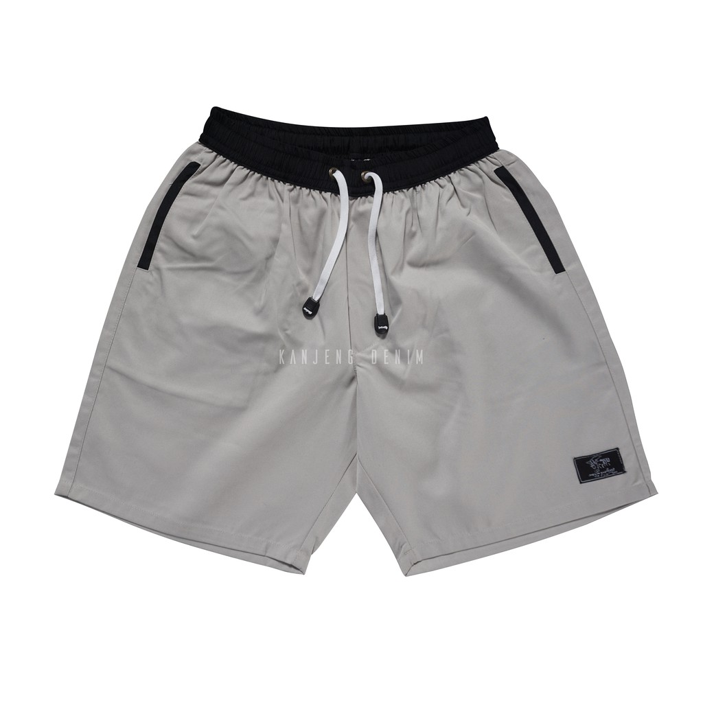 Kanjeng Denim Boardshort Celana Pendek BOB'S PANTS IVORY