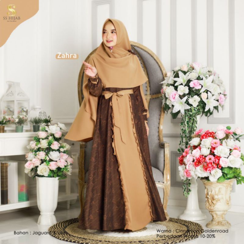 Gamis Set Zahra. Gamis Sultan - SS Hijab (Pre Order)
