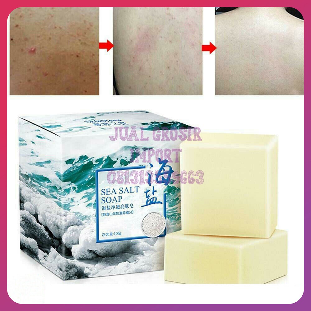 Sea Salt Soap Sabun Jerawat Dari Bahan Alami Garam Laut