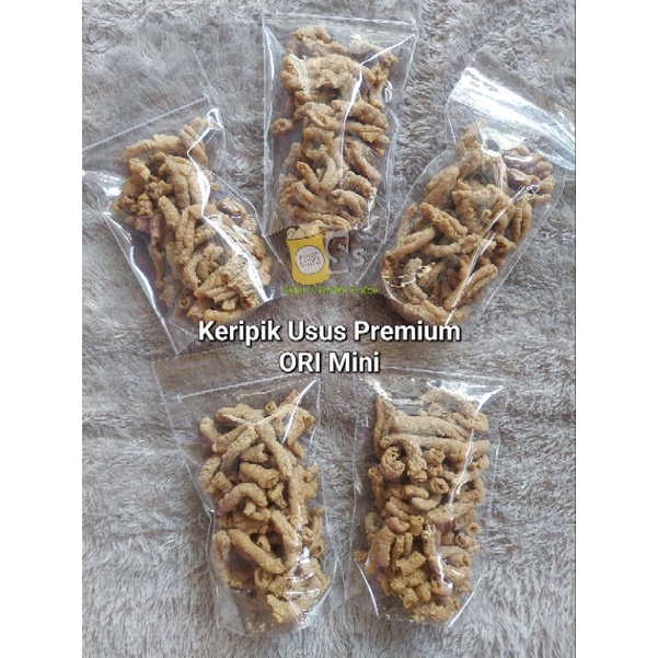 

Keripik usus krispy premium kemasan mini