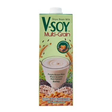 

Susu Kedelai VSOY V-SOY Soya Bean Milk Multi Grain 1 Liter / 1L / 1000ml