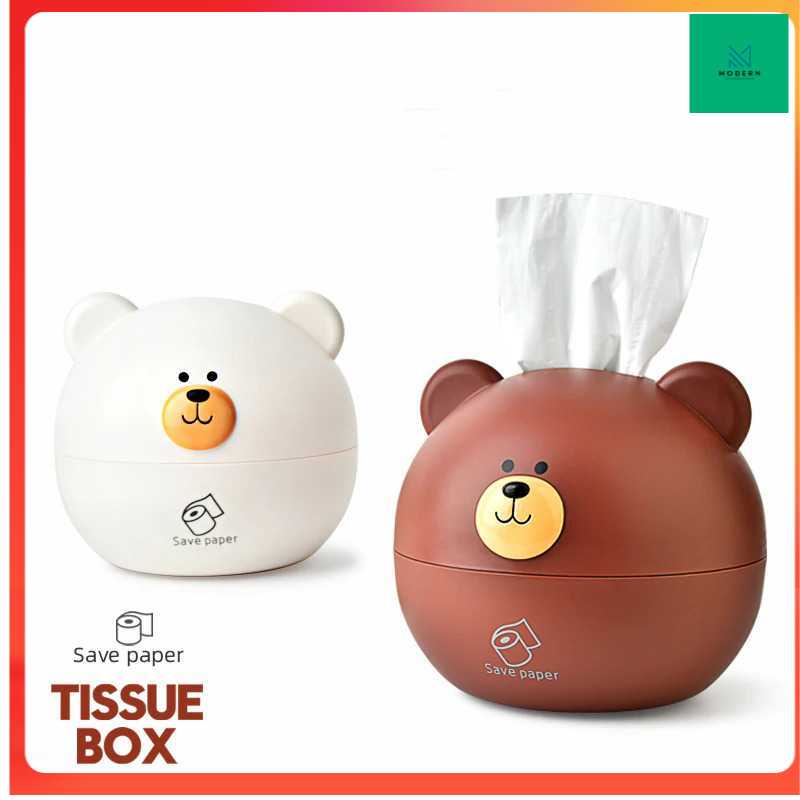 TD-DA Riancy Kotak Tisu Gulung Tissue Roll Box Model Bear - RB556-1