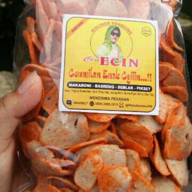 Basreng Seblak Makaroni Pikset ( keripik setan )