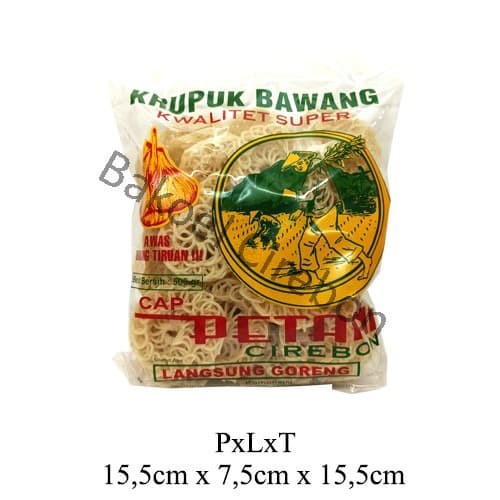 

Q1254521 Kerupuk Bawang Mentah Cap Petani 500Gram Oleh Oleh Khas Cirebon - Besar Dw51Sqs