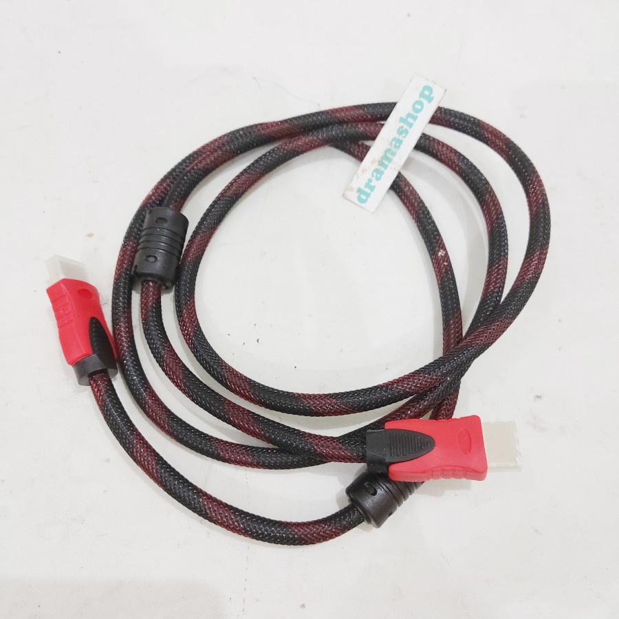 Kabel HDMI to HDMI Lapis Sarung Rajut