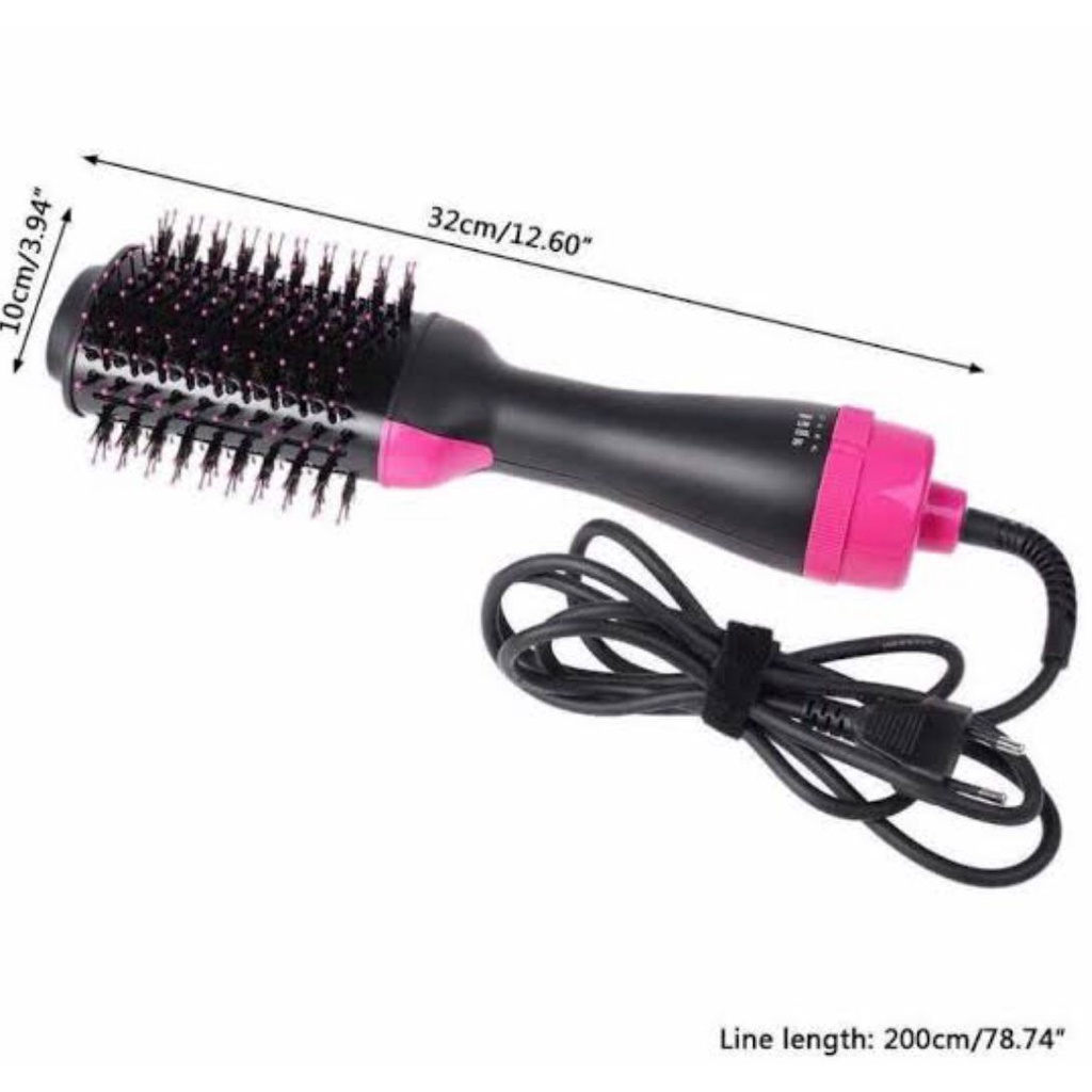 Hair Dryer And Styler Hot Air Brush 3in1 5250 Alat Pengering, Pelurus, &amp; Pengeriting Rambut Murah / Sisir Pengering Rambut 3in1