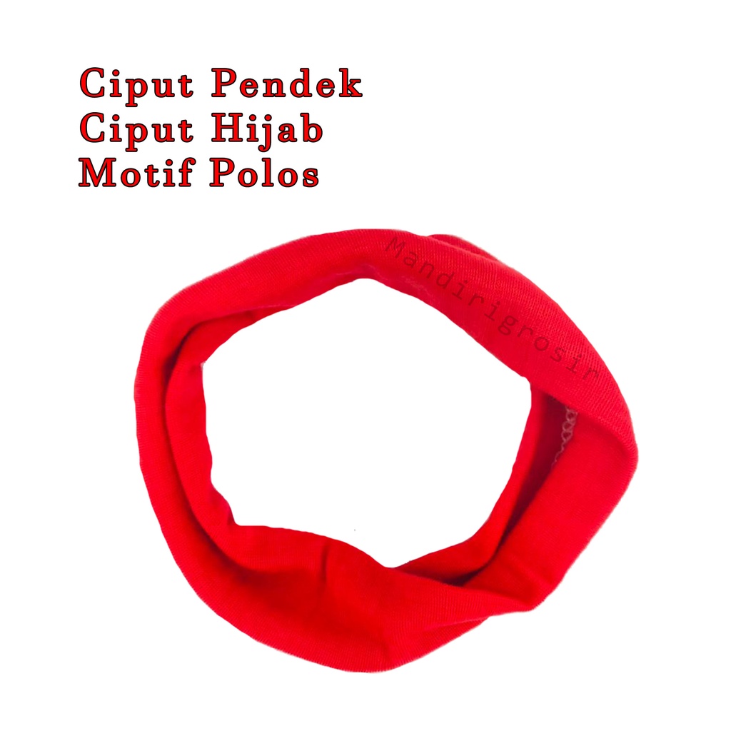 Ciput Pendek*Ciput*Ciput Hijab *Motif Polos*Bandana