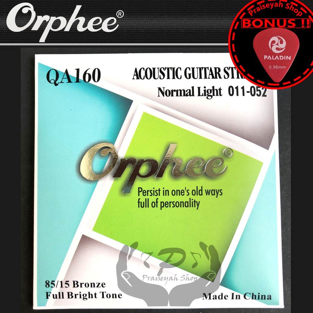 Senar Gitar Akustik String 0,11 Orphee QA160 Original QA 160