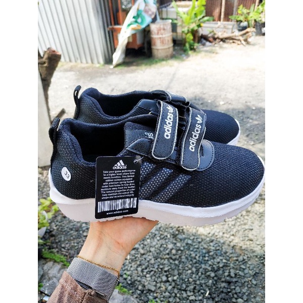 Sepatu sekolah anak tk-SD-SMP adidas neo fullblack sepatu sekolah anak/sepatu jalan/sepatu olahraga