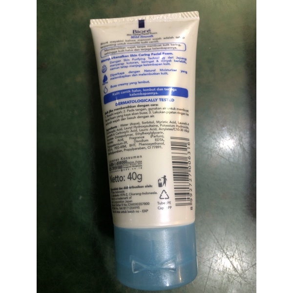 BIORE Facial Foam Sabun Muka 40 Gr