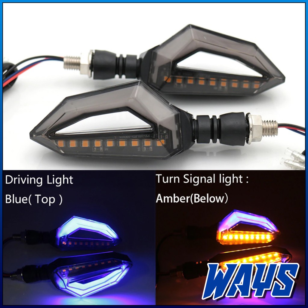 [L166] Lampu DRL LED Sen Sein Senja Running Motor Vario Aerox ADV CB150 CBR Ninja GSX Vixion R15 R25