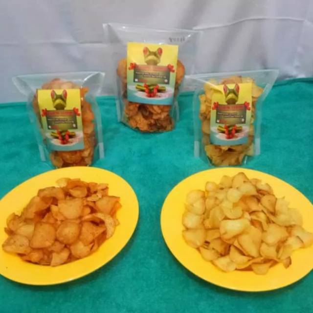 

Keripik cebong gurih 120 gram/ keripik singkong