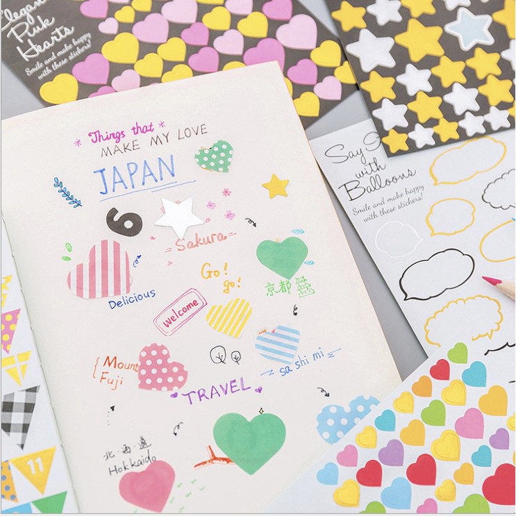 STIKER DIARY BOOK SCRAPBOOK STICKER