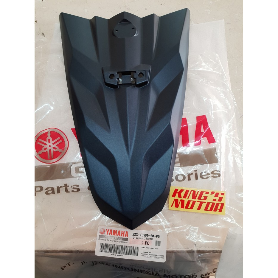 Dasi/tameng depan soul gt 125 bluecore BIRU DOFF asli yamaha