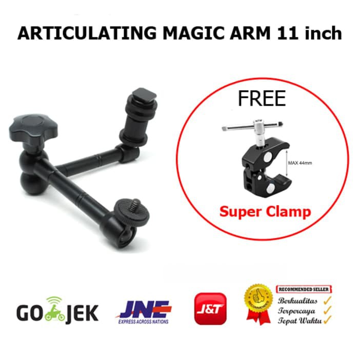 Articulating Magic Arm 11inch - Free Magic Clamp MM