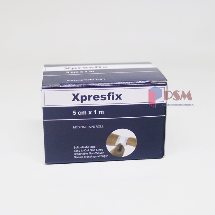 Xpresfix 5cm x 1m Gidcare / Plester Luka Sejenis Ultrafix Hypafix 5x1