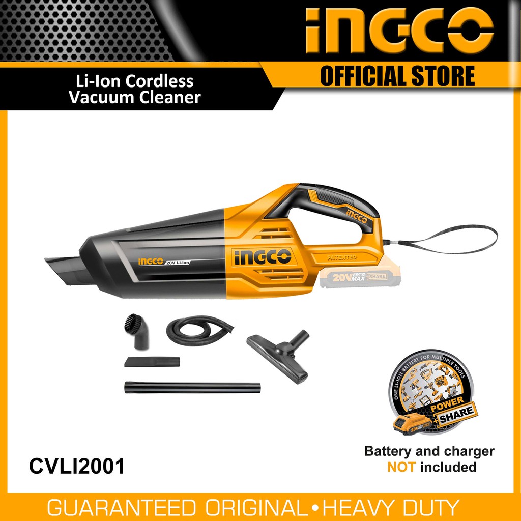 Vacum Cleaner Penyedot Debu Mini Cordless 20V INGCO CVLI2001