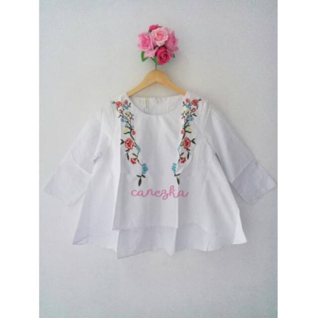 Zara Bordir - atasan katun bordir